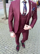 Bordeauxrood pak 3-delige - Pomandi.com